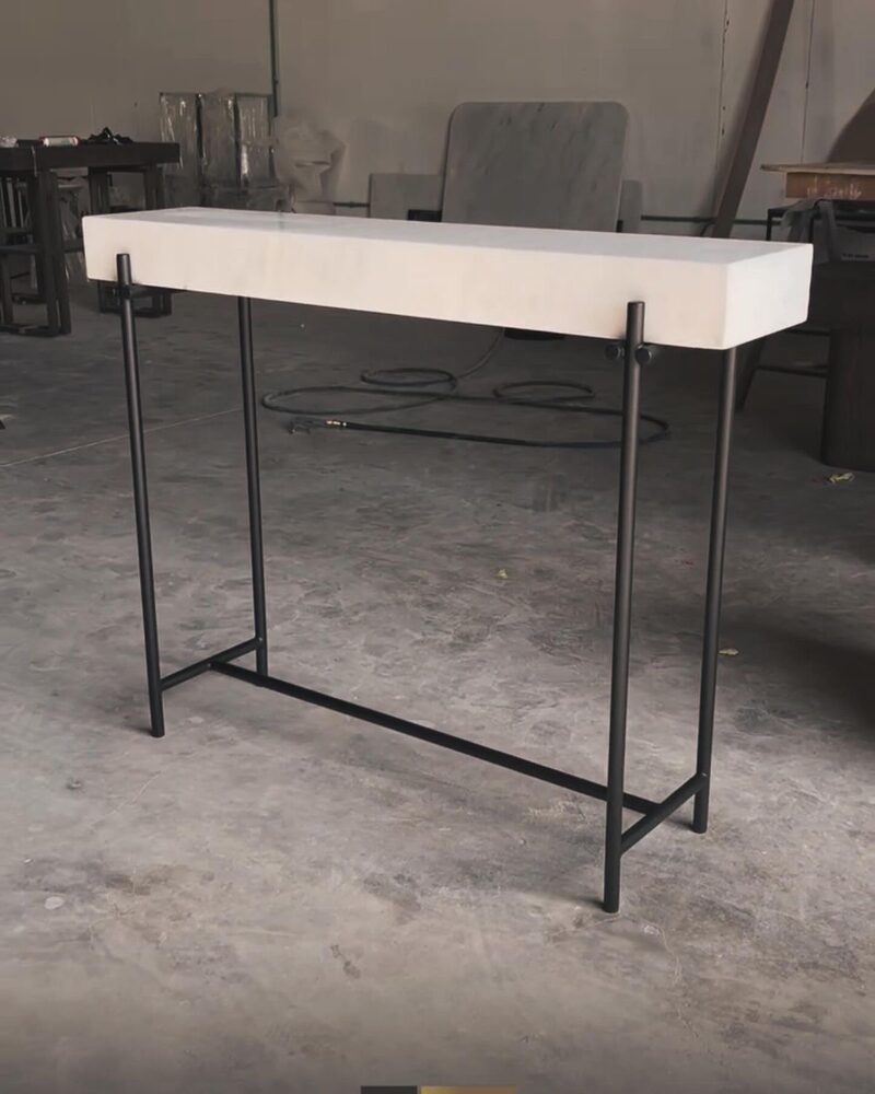 Khung chân kệ console inox - ảnh 5